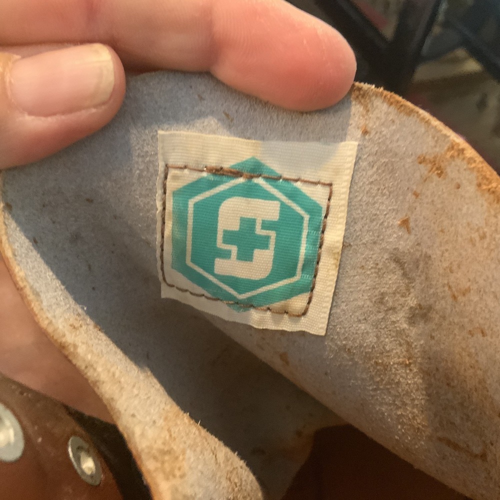 EH Safety & Supply Co. Brown Leather Boots Sz 11 D Work Safety Outdoor No Laces - Picture 9 of 10